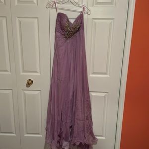 Beautiful, lavender prom dress